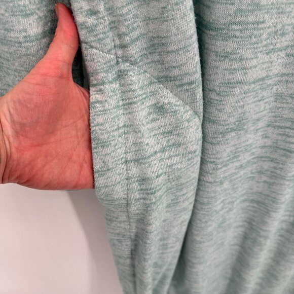 Soft Surroundings Sweater Dress Womens‎ Petite Large Blue Polyester Cotton Hood - Picture 4 of 8